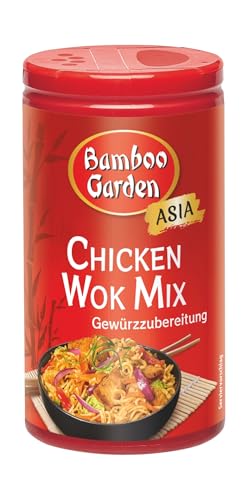 Bamboo Garden - Chicken Wok Mix Würzmischung | Vegan, natürliche Zutaten | 40 g in der Dose