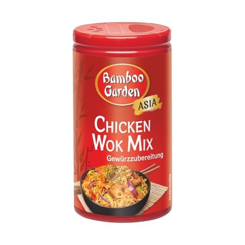 Bamboo Garden - Chicken Wok Mix Würzmischung | Vegan, natürliche Zutaten | 40 g in der Dose