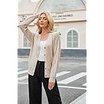 Arach&Cloz 2025 Wool Blended Cardigan Sweaters for Women Spring Fashion Lightweight Button Clothes Business Casual Outfits - Image 5