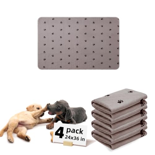 PUPTECK Washable Pee Pads for Dogs, Reusable Puppy Potty Training Mat