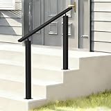 Barandilla exterior, 2–3 peldaños, barandilla de escalera exterior...