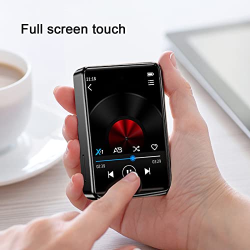 Reproductor MP3 para deportes, pantalla táctil HD, reproductor MP4 de viaje, reproductor de música portátil con lectura de libros electrónicos, grabación HD, radio FM, reloj despertador, carpeta de - imagen 3