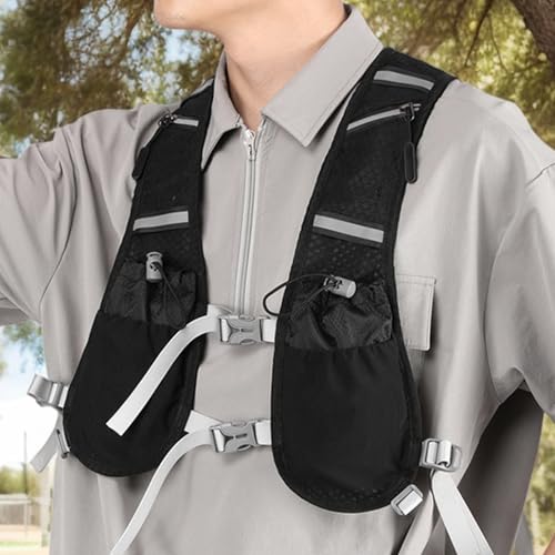 Chaleco de agua reflectivo para running con soporte para teléfono 4