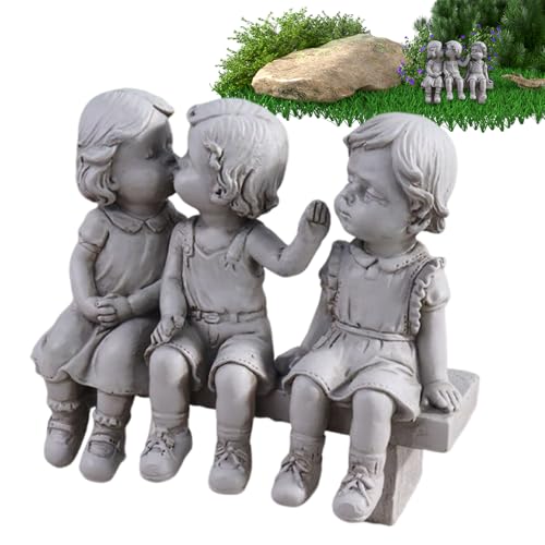 Statue d'extérieur First Kiss résistante aux intempéries pour une décoration durable - 2