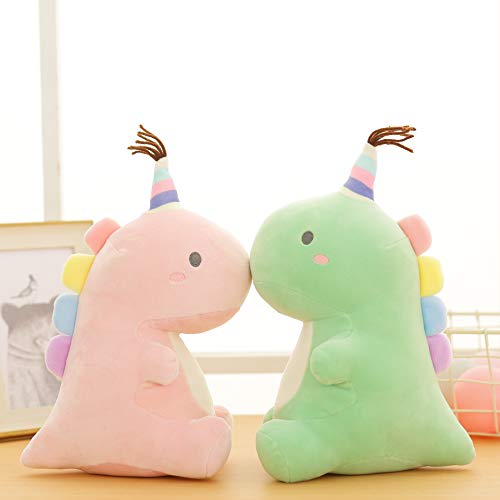 Ahlulu Cute Dinosaur Plush Toy 10" Soft Stuffed Animal Doll For Kids Babies Toddlers, Green #TOP5