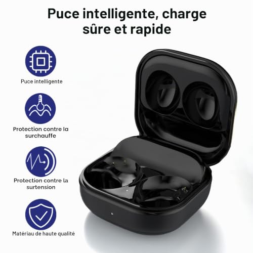 Boîtier de charge 700mAh pour Galaxy Buds 2 Pro avec bouton de synchronisation