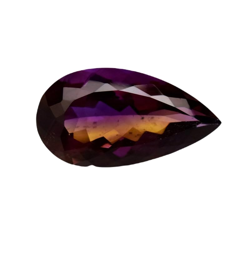 Amétrine naturelle poire 23,9mm pour fabriquer votre bague unique