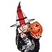 rouxf Refresco Red Coke Led Brillante Navidad Halloween Sombrero de Bruja para...