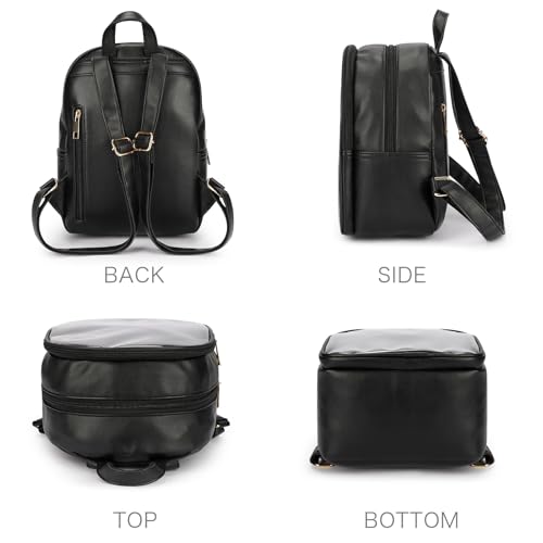 STEAMEDBUN Pin Display Backpack Black Ita Bag Mini Pin Bag For Anime Display3