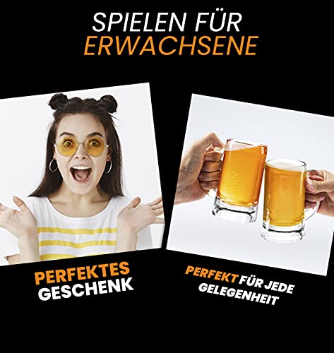 Glop 500 Spielkarten - Trinkspiel - Spiele für Erwachsene - Trinkspiele - Partyspiele - Splielabend - Witziges Spiel - Saufspiel - Kartenspiel - Lustige Geschenke - Trinkspiele für Erwachsene