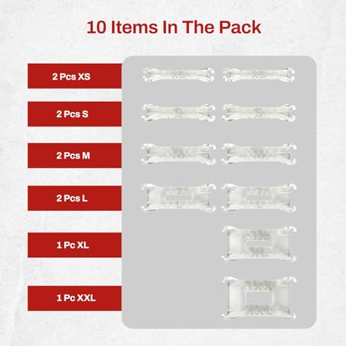 chrome cherry ringo invisible ring size adjuster for loose rings with 6 sizes clear ring band sizer guard