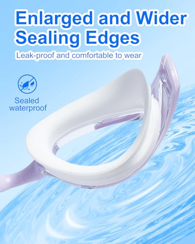 Image of Swim Goggles, Super Clear View,Goggles Swimming Adult, Suitable for All Kinds of Swimming Programs