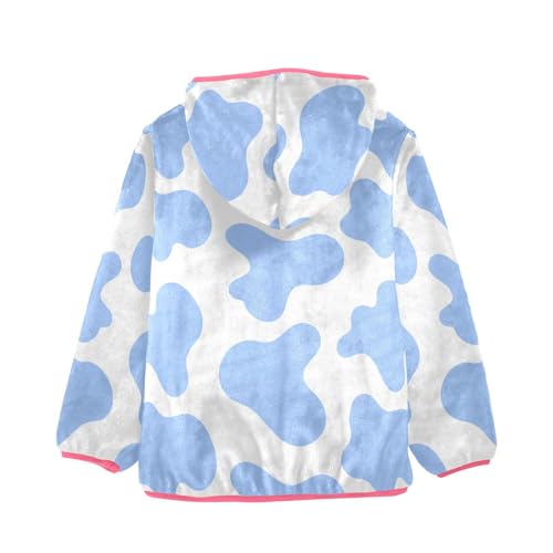GuoChe Cow Blue Boy Fleece Jacket2