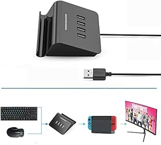 Delta essentials FO202 Keyboard and Mouse Adapter for PS3 PS4 Xbox One Xbox 360 Nintendo Switch