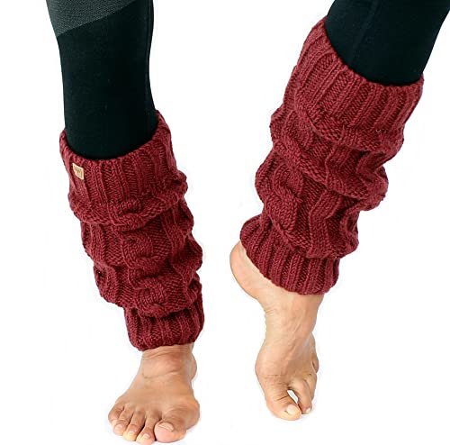 BUDDHA arts&more Beinstulpen handgestrickt fleecegefüttert aus Nepal 100% Wolle legwarmer Cover