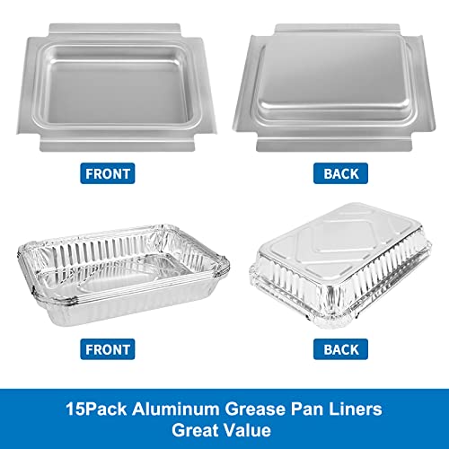 Image of Uniflasy 80346 Catch Pan for Weber Q1200 Q1000 Grill Grease Drip Pan