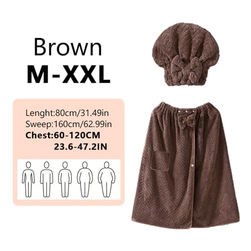 Serviette de bain grand format à tissu réglable pour éviter les chutes