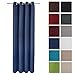Produktbild Beautissu Blackout-Vorhang Amelie BO mit Ösen - 140x245 cm Verdunklungsgardine Ösenschal Blau & weitere Farben