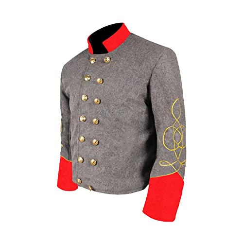 Civil War US Lt's 1 Braid Grey Wool Jacket