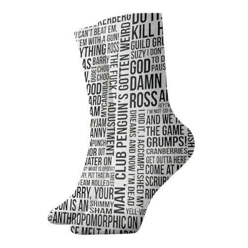 VCzsdff Game Quotes - Calcetines de felpa para casa y oficina, calcetines antideslizantes para comodidad en interiores