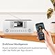 TechniSat DIGITRADIO 574 IR – Stereo-Internetradio (DAB+, FM, WLAN, Bluetooth-Audiostreaming, 4 Zoll Farbdisplay, USB, AUX in, Kopfhöreranschluss, Wecker, 10 Watt, App-/Fernbedienung) Silber