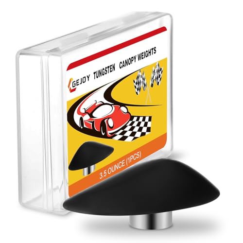Gejoy 2.5 Ounce Incremental Car Canopy Weights Tungsten Weight Car Weights(Black)