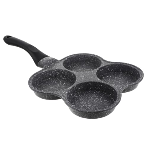 Unomor 1Pc Non Stick Egg Frying Pan Kitchen Tool for Omelettes Pancakes Hamburgers Easy Clean Ergonomic Design for Induction Gas Stoves