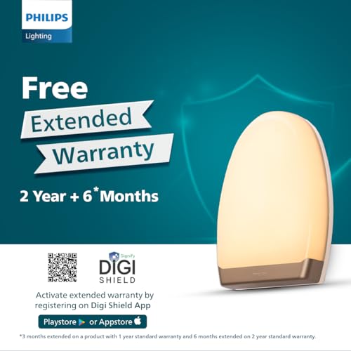 Image of Philips 12W 3 Colours in 1 Decorative Wall Light | Dawn Gold Scene Switch Wall Light for Decoration | Colour : Tunable White, Pack of 6