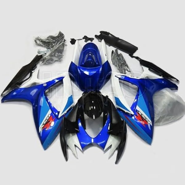 owiewki do GSX-R750 GSX-R600 K6 2006 2007 GSXR 600 750 K6 06 07 zestaw owiewek z wtryskiem motocykla ABS (niebiesko-czarny) H126V