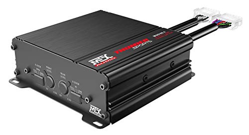 Rockville Bundle: 4 altavoces marinos y amplificador 400W miniatura 6