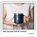 Large Camping Mugs with Lids 16oz, Set of 2 Vacuum Insulated Travel Cups, Stainless Steel Metal Mugs - Outdoor, RV, Hiking, Boating, Portable, BPA Free