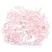 XIASABA Crystal Stone Drop Crushed Stone Chips Crystal Quartz Parts for Home Decoration Vases Plants (Pink)