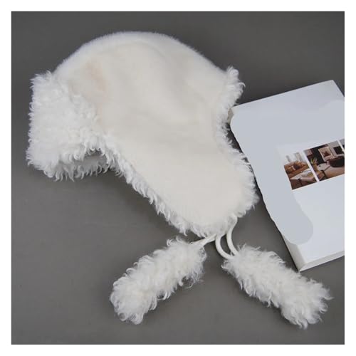 Chapeau de trappeur contre le froid glacial isolation laine et cuir d'hiver - 5