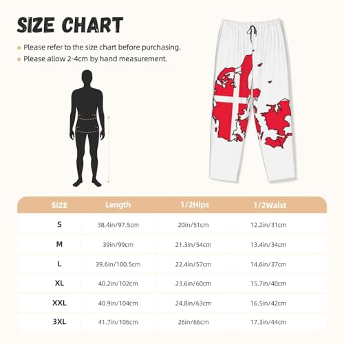 Pantalon de pyjama polyester doux femme avec poches amples imprimé danois - 5