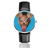 **Produktleistung** Schwarz-Ton-Armbanduhr, personalisiertes Zifferblatt, klassischer Stil, entworfen, um dem Test der Zeit standzuhalten und gleichzeitig die Schönheit der Entspannung beizubehalten. Langlebiger, weicher Leder-Uhrengürtel für eine bequeme Passform.