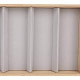 DriKou 5 Grids Glasses Storage Box, Wooden Protection Sunglasses Display Case Jewelry Organizer for Display Glasses, Sunglasses, Jewelry (-1511210001711)