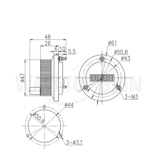Volant d'impulsion CNC 5V en aluminium usiné, encodeur 60mm de qualité industrielle - 4