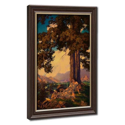 Impression fantastique Hilltop Maxfield Parrish pour habiller un mur vide bureau