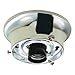 Westinghouse 700422 - 3.25" Fitter Chrome Glass Shade Fixture Kit (3 1/4" Shade Holder with Outlet, Chrome Glass)