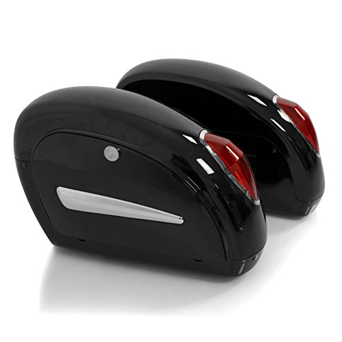 Sacoches Rigides Nebraska 12L Pour Honda Shadow VT 125/600/750 Et Magna VF 750C