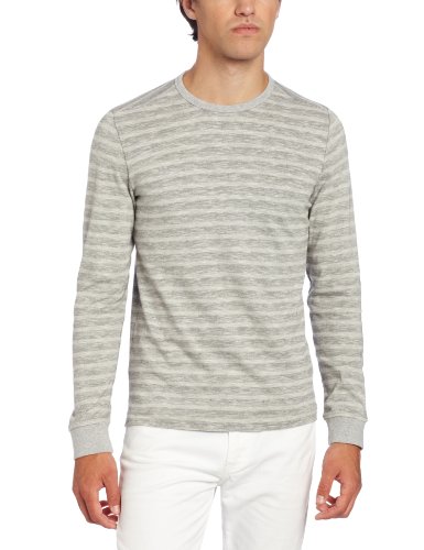 Ben Sherman Men's Plectrum Ghost Stripe Crew Neck Tee