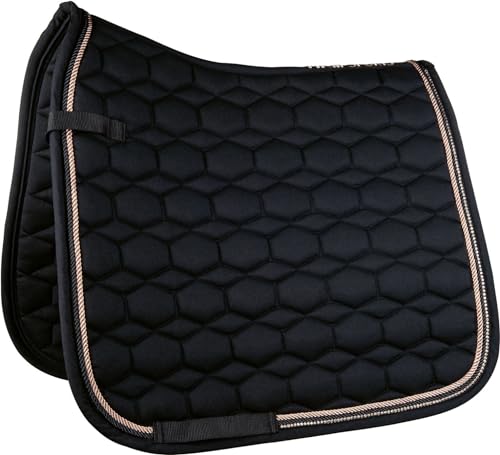 Tapis de selle HKM Rosegold Glamour pour concours CSO