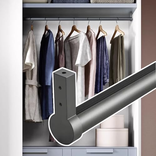 Garde-robe de tube LWX en or de 110 cm pour suspendre manteaux et accessoires