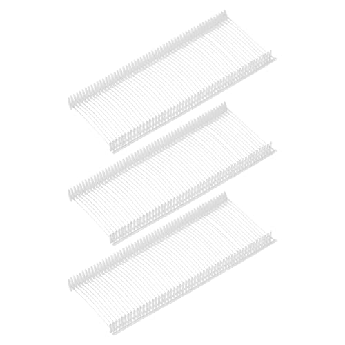 QUARKZMAN 5000pcs Pistola Etiquetado Estándar Fijadores 35mm Púas Etiquetado Alfileres Etiqueta Plástico PP Para Pistola Etiquetado, Accesorios Pistola Etiquetas, Blanco