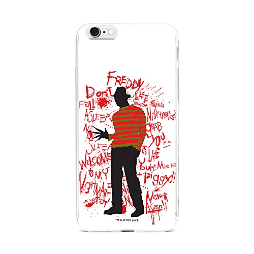 Ert Group Funda para teléfono móvil iPhone 6/6S Original y con Licencia Oficial de Horror con diseño Nightmare of ELM Street 010 Adaptada a la Forma del teléfono móvil, Funda Hecha de TPU