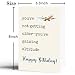 uugtcard Funny Birthday Card Gift for Men Women, Airplane Travel Themed Birthday Card for Him Her