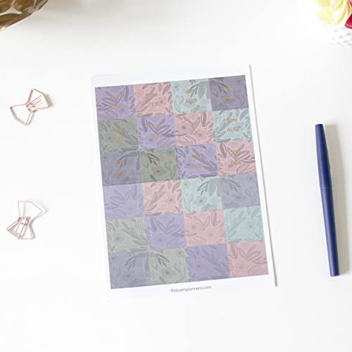 Intercalaires mensuels adhésifs pour structurer facilement vos carnets désordonnés