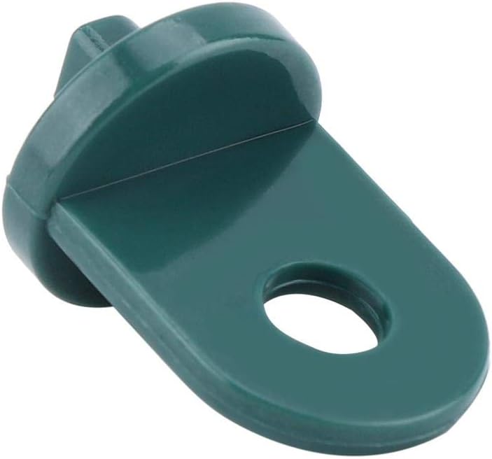 50 pcs Greenhouse Hangers for PlantsHeavy-Duty Plastic Plant Hooks Shade Cloth Clips for Greenhouse, Garden, and Outdoor Use (Green)