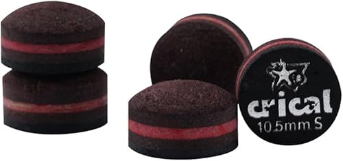 Miniatura 14 de CRICAL Puntas para taco de billar de 5 capas (dureza suave/media/dura) Puntas para taco de billar (tamaño 11 mm 11.5 mm 12 mm 13 mm) Accesorios