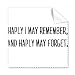 Poetry Quote Haply I May Remember Cleaning Cloth Phone Screen Glasses Cleaner 5pcs